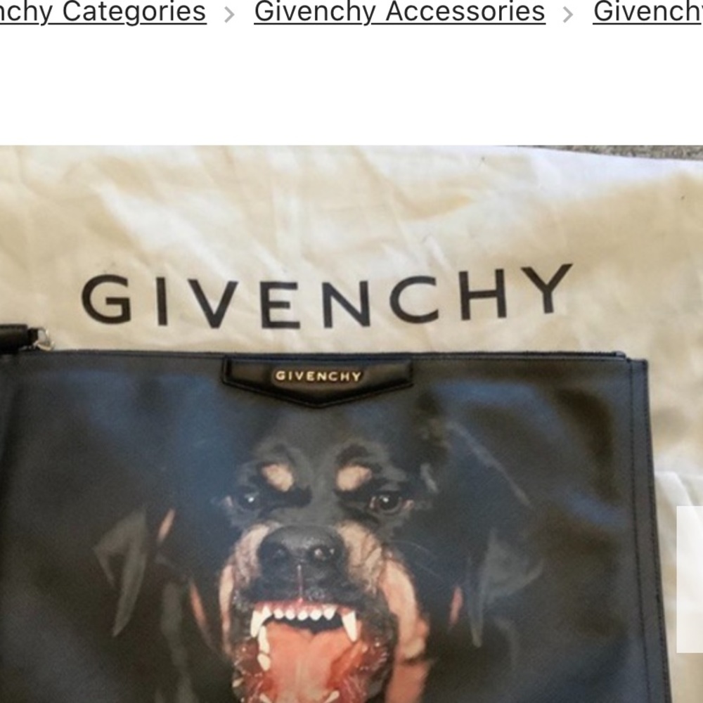 Givenchy Rottweiler Collection Clutch